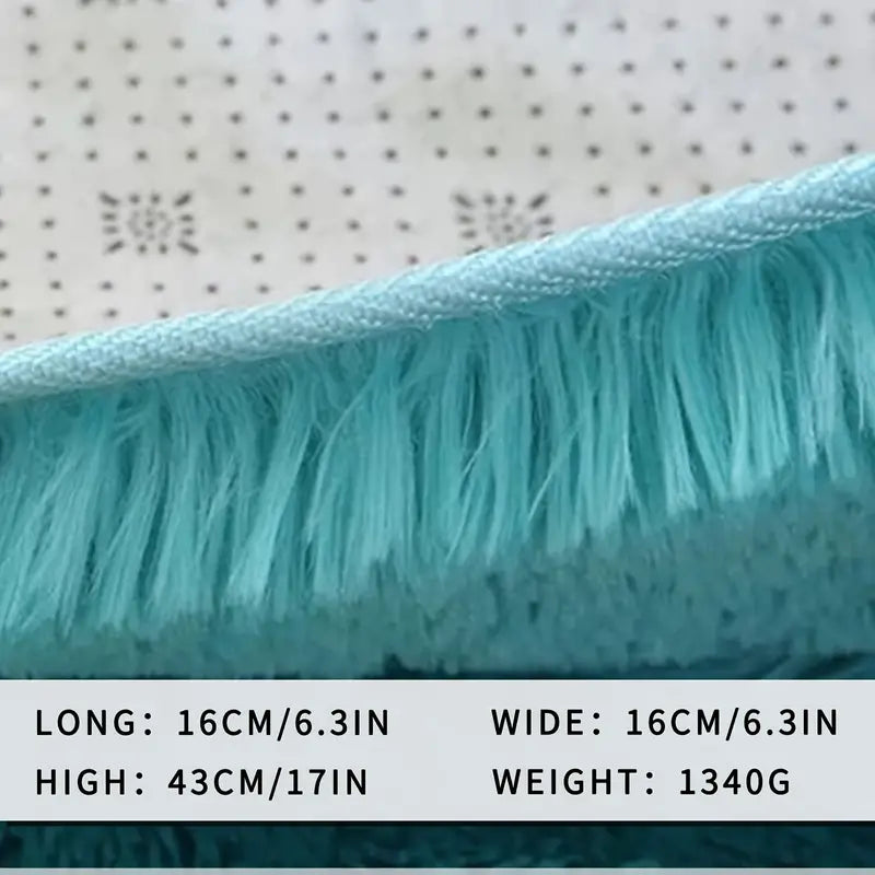 Silk Wool Carpet for Living Room and Bedroom Plush Mat